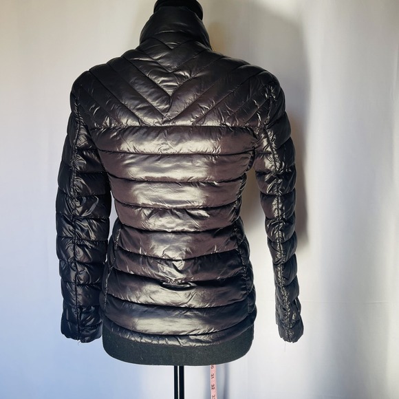 GAP Lightweight Puffer Down Winter Jacket Full Zip Black Womens XS Outdoor - Picture 5 of 6